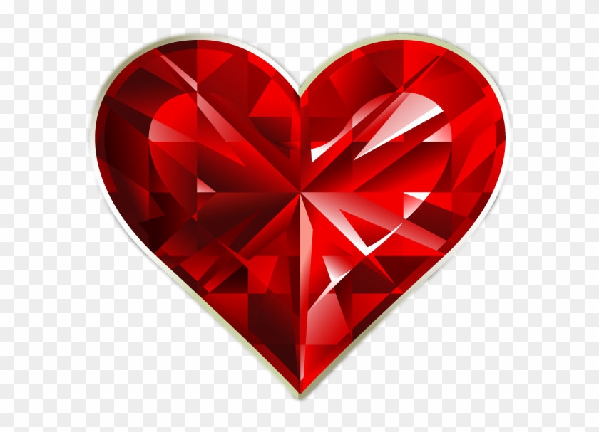 #hearts #heart #ruby #gem #rubies #gems #jewels #redjewel - J Love Images Hd Clipart