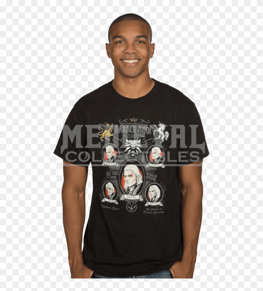 Witcher 3 Shave And A Haircut T Shirt - Valentino T Shirt Men 2019 Clipart