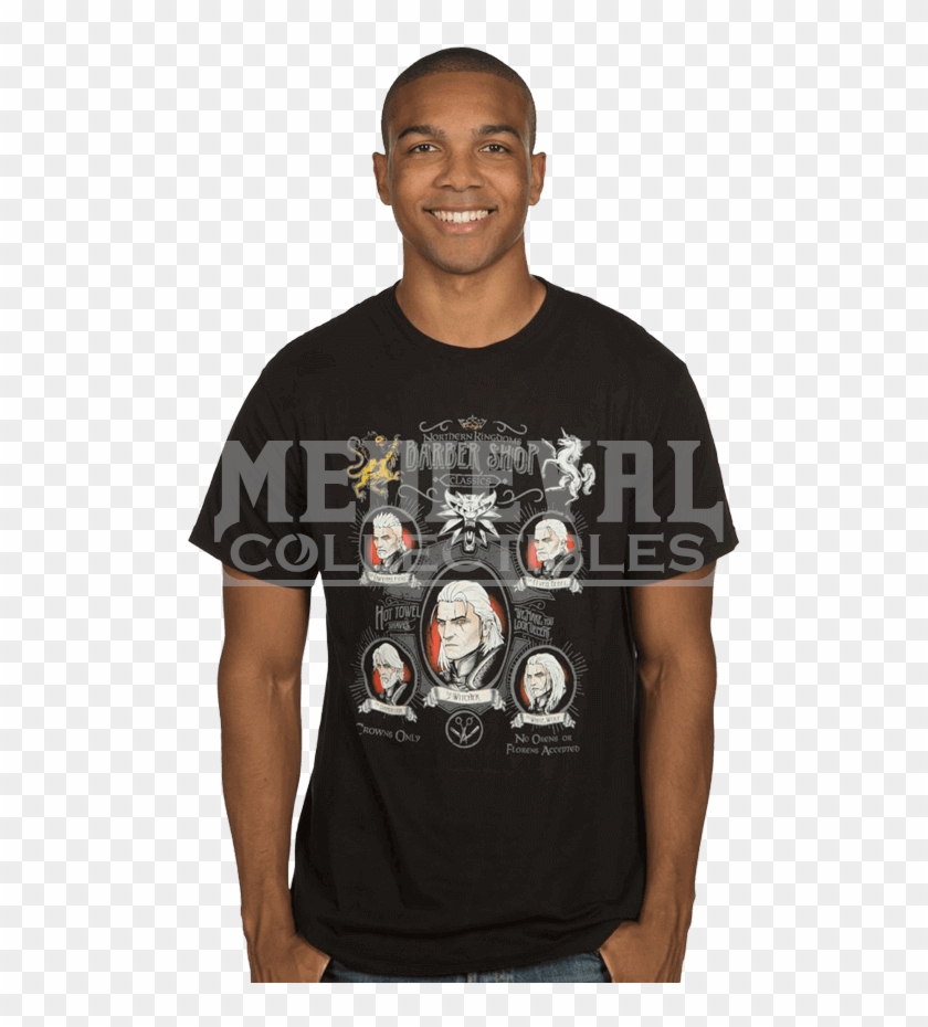 Witcher 3 Shave And A Haircut T Shirt - Valentino T Shirt Men 2019 Clipart #5588614