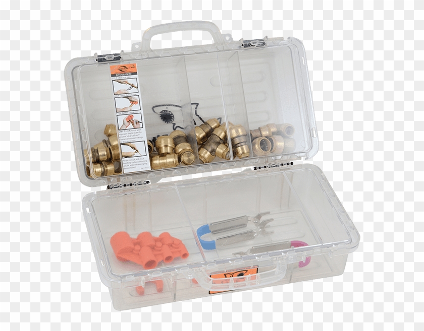 Contractor Kit, Push To Connect Fittings & Toolbox - Piping And Plumbing Fitting Clipart #5589135