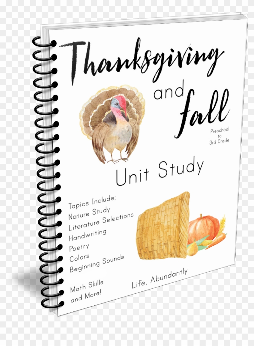 Thanksgiving Fall Unit Study (digital) Life, Abundantly - Turkey Clipart