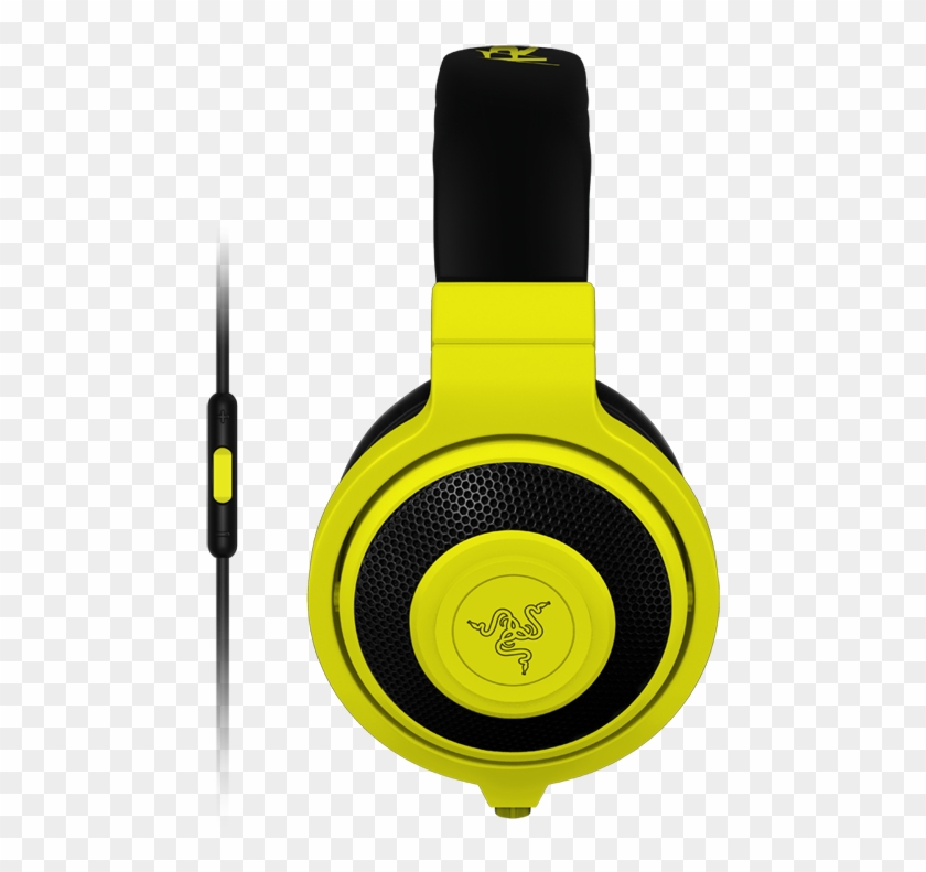 Headset With Mic Razer Kraken Mo - Razer Kraken Mobile Headset Neon Yellow Clipart