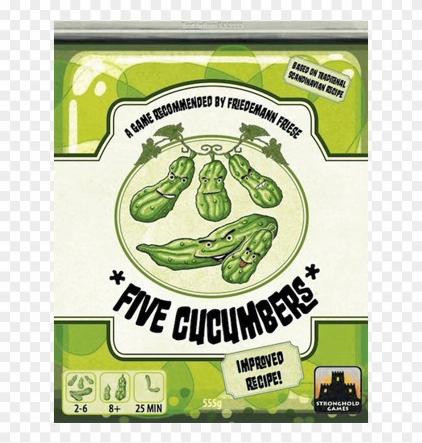 Five Cucumbers Board Game Clipart