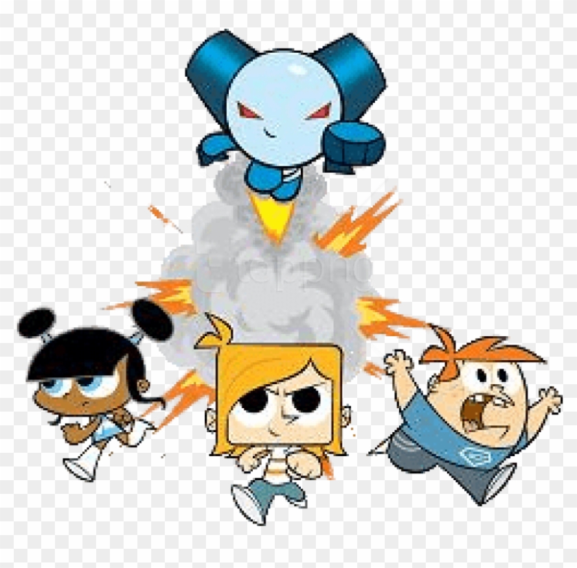 Free Png Download Robotboy And Friends Clipart Png - Cartoon Network Robot Cartoon List Transparent Png #5590180