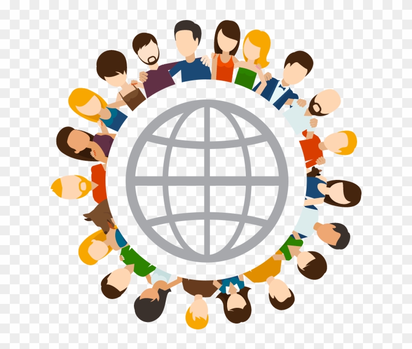 Global Friends Social Network Clipart , Png Download - High Speed Internet Icon Transparent Png