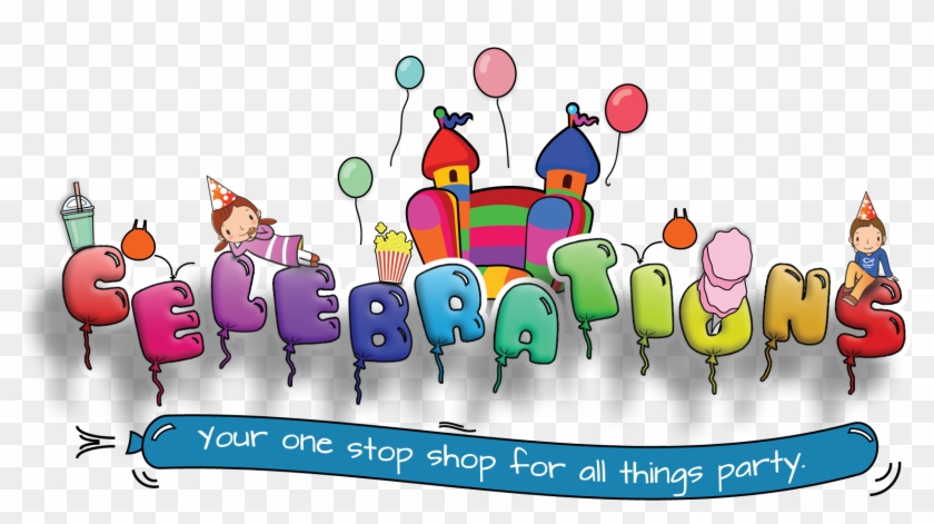 Home Celebrations Party Hire And Bouncy Castles - Party Celebrations Clipart #5591383