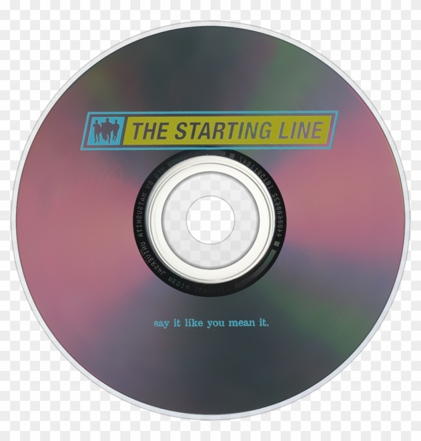 The Starting Line Say It Like You Mean It Cd Disc Image - Starting Line Say It Like You Mean Clipart #5591679