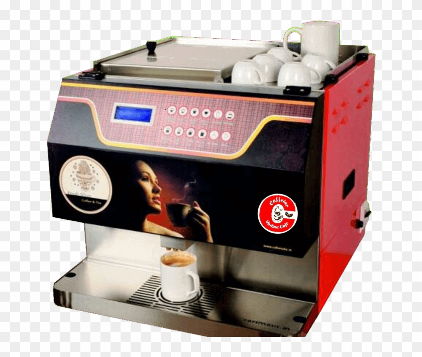Tea & Coffee Machine With Pure Fresh Milk - Indian Coffee Machine Clipart #5591949