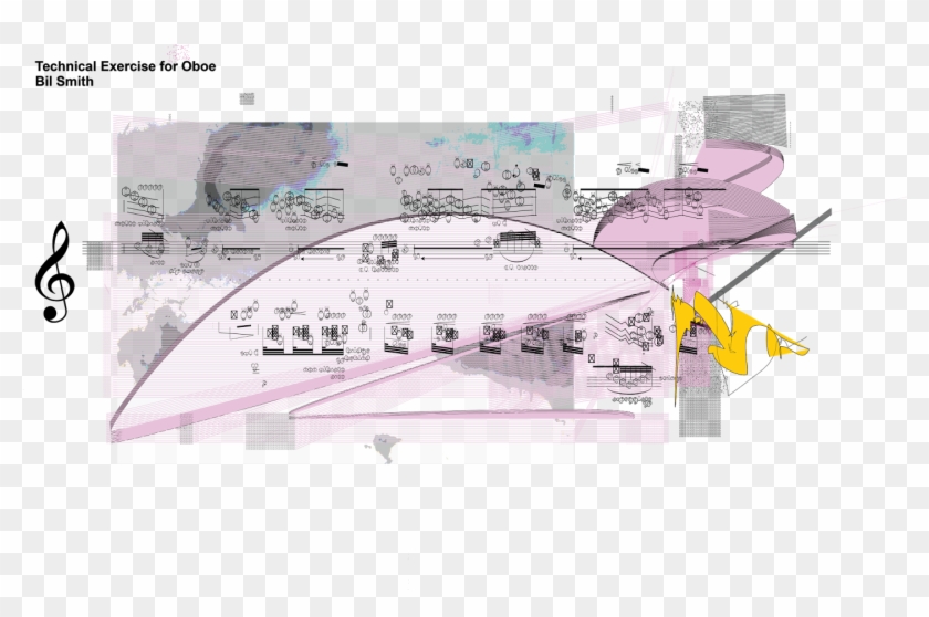 Technical Exercise For Oboe - G Clef Symbol Clipart #5591960