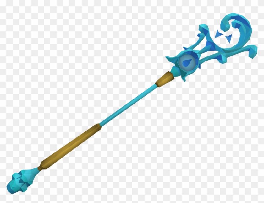Mystic Water Staff - Tool Clipart