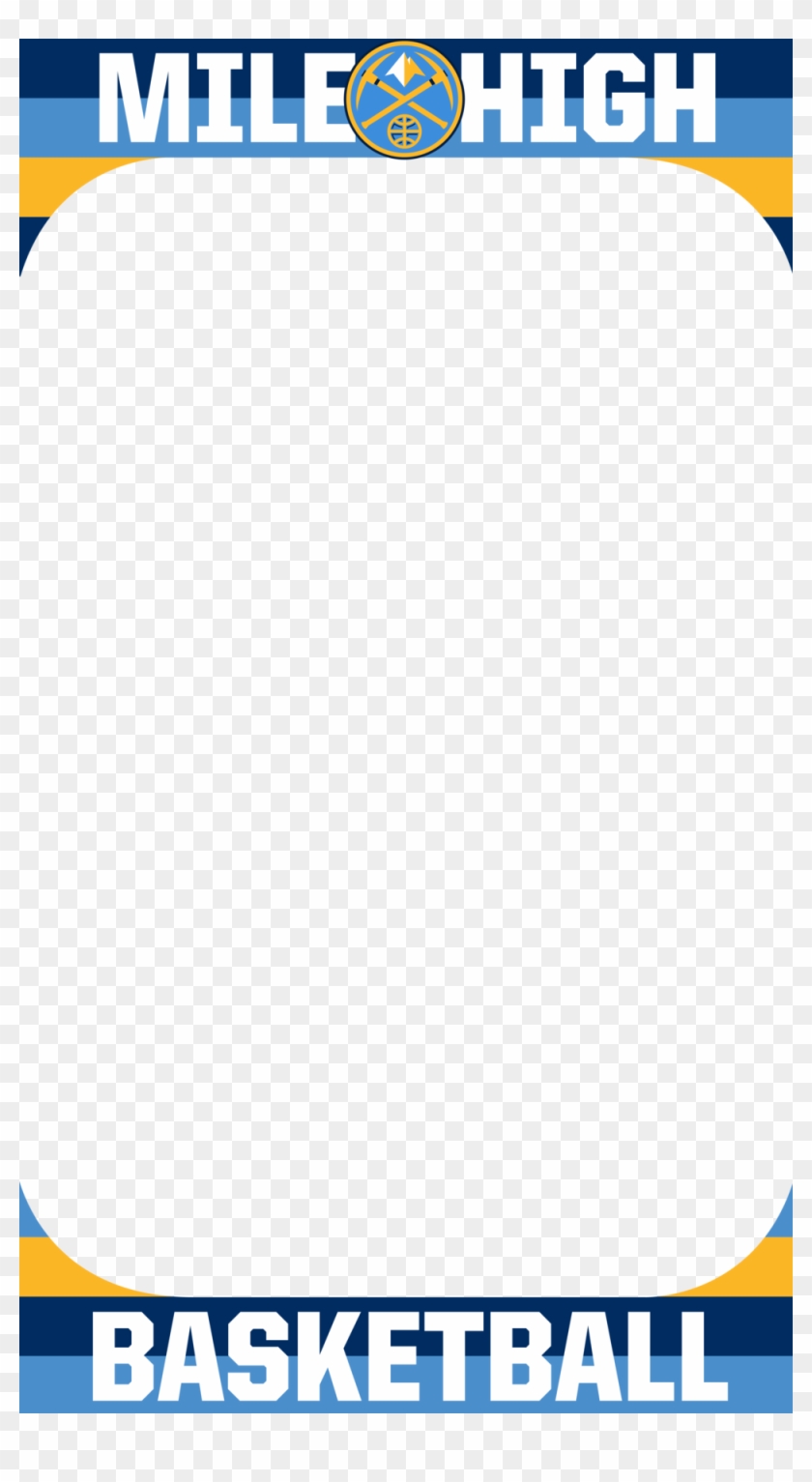 A Very Cool Snap Chat Filter For The Denver Nuggets - Denver Nuggets Clipart #5592275