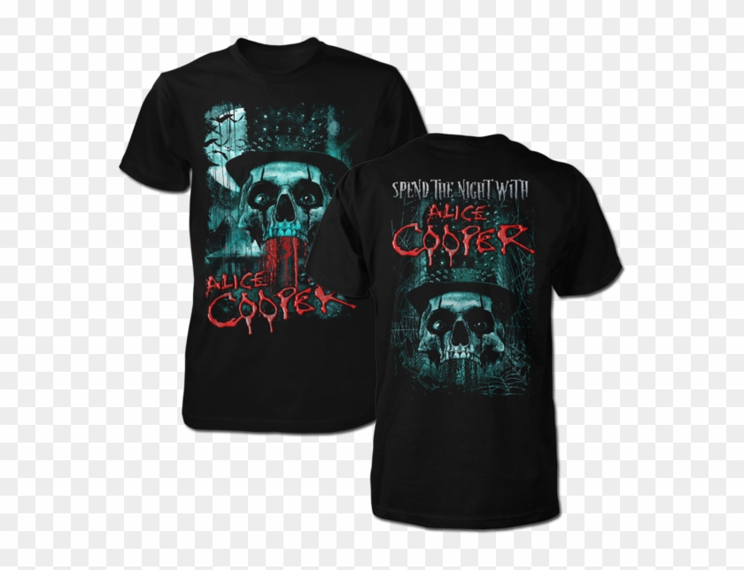 Skull Eyes Tee - Alice Cooper 2018 Tour Shirt Clipart #5592511