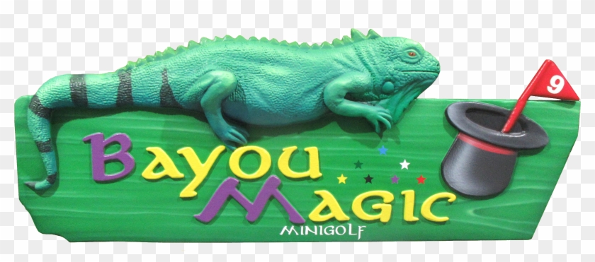 Bayou Magic Fun Center - Green Iguana Clipart #5592753
