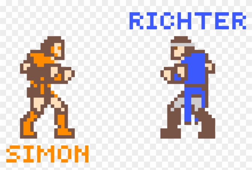 Simon And Richter Belmont - Cartoon Clipart