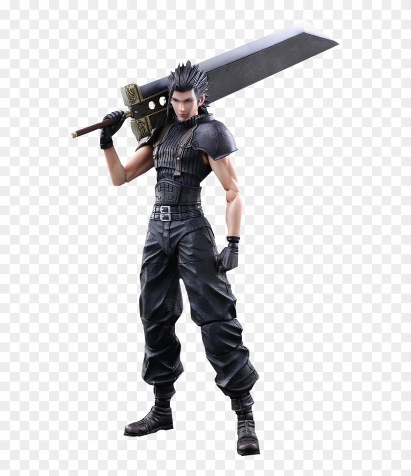 Final Fantasy 7 Zack Play Arts Figure - Nier Automata Bring Arts Clipart #5593435