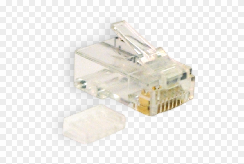 Rj45 Connector - Electrical Connector Clipart #5593504