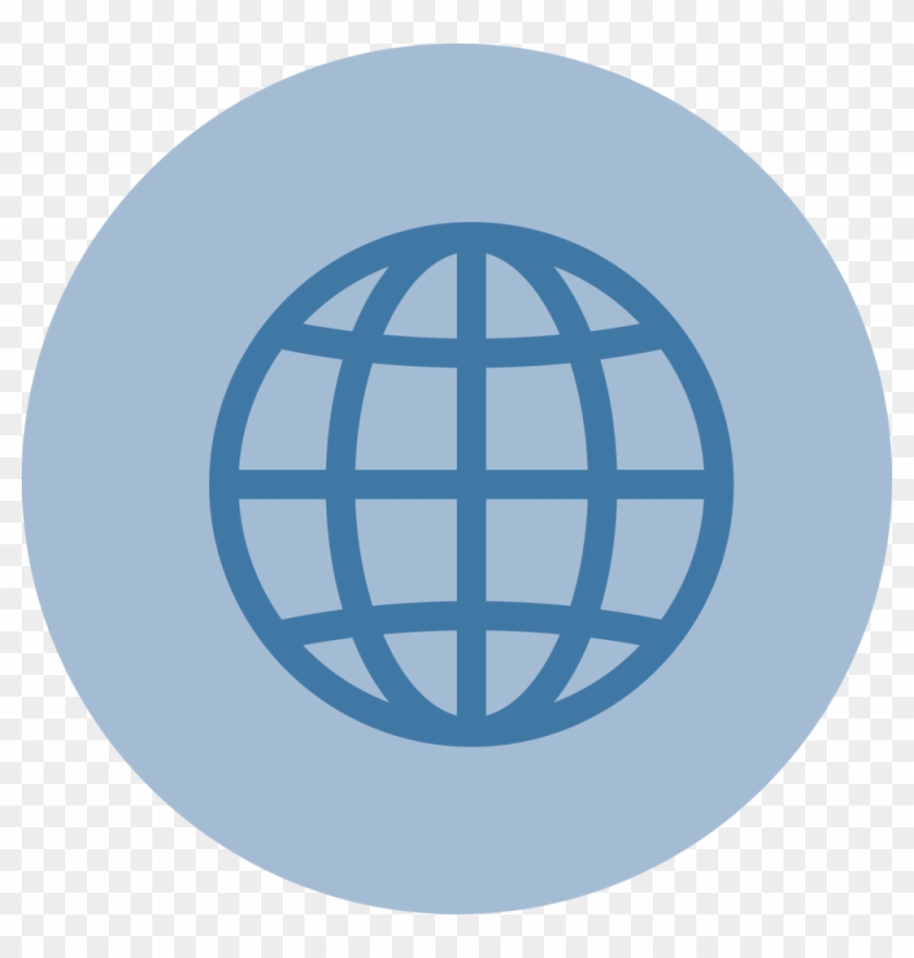Globe With Meridians Emoji , Png Download - Internet World Icon Clipart
