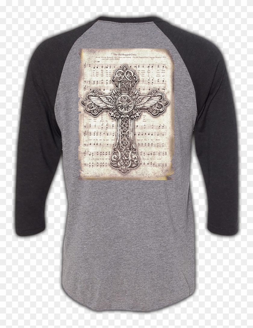 "the Old Rugged Cross" Raglan - Long-sleeved T-shirt Clipart #5594106