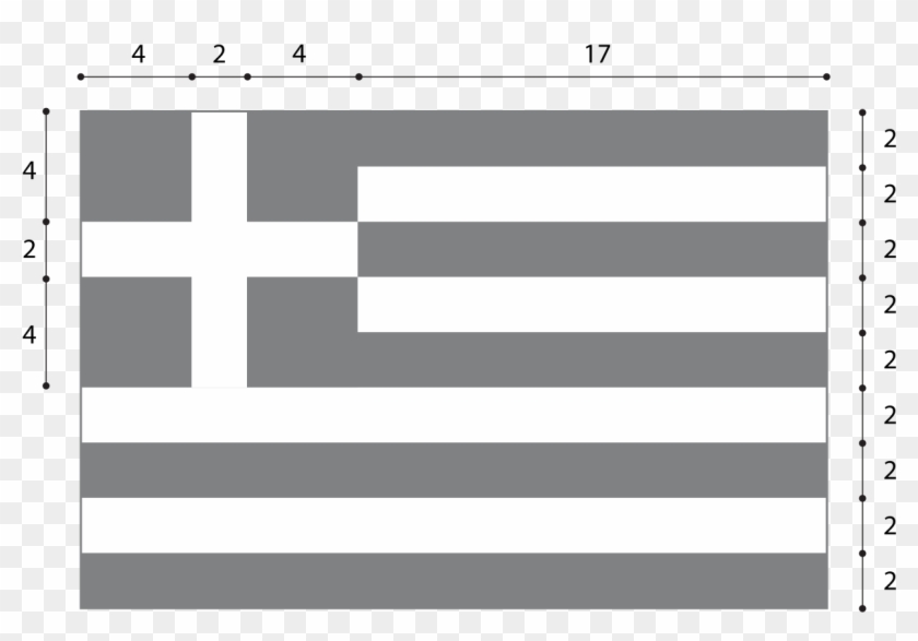 Flag Of Greece - Flag Of Greece Dimensions Clipart #5594251