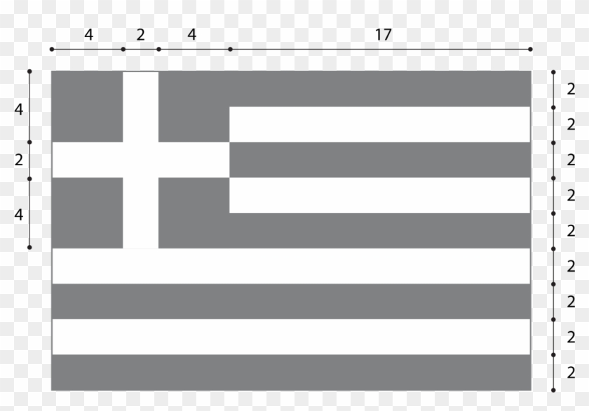 Flag Of Greece - Flag Of Greece Dimensions Clipart