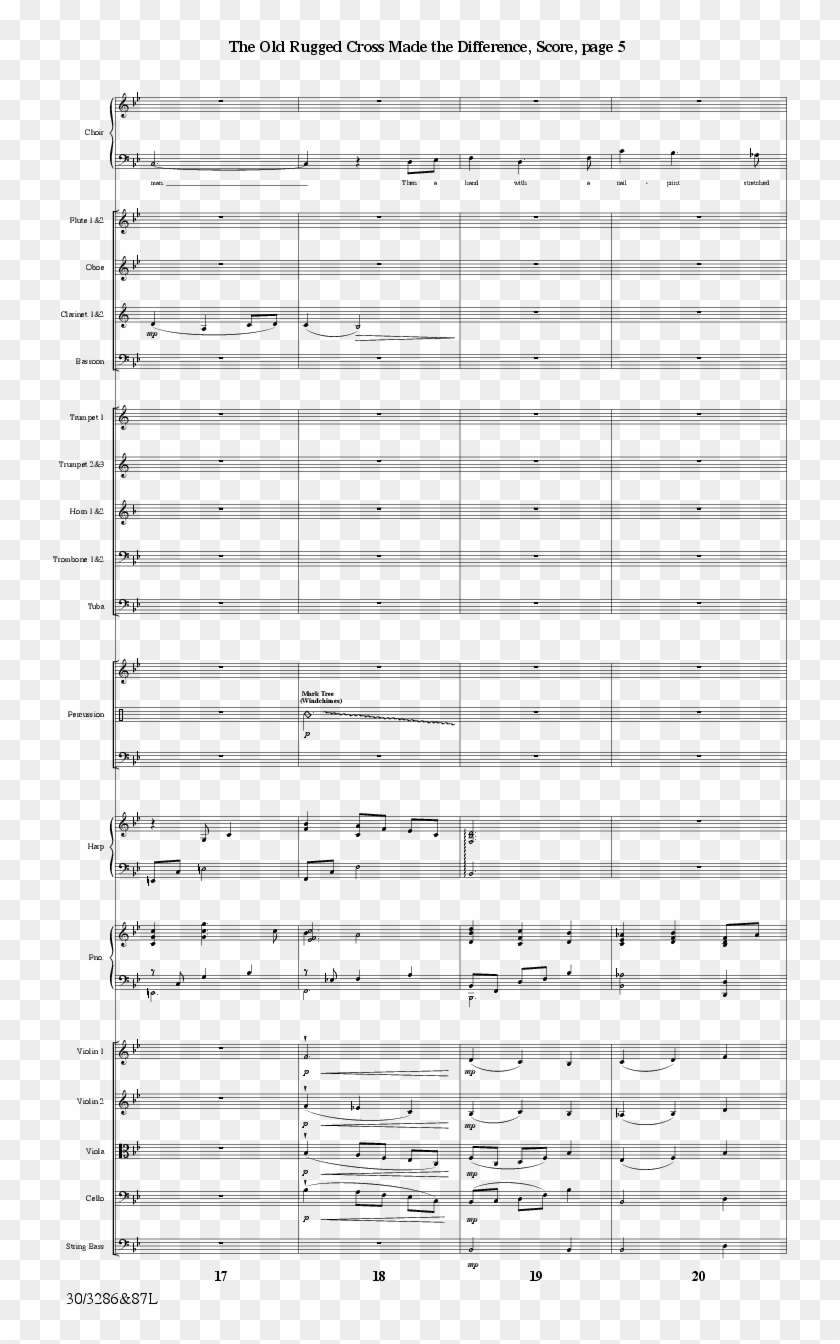 The Old Rugged Cross Made The Difference - Monochrome Clipart #5594254