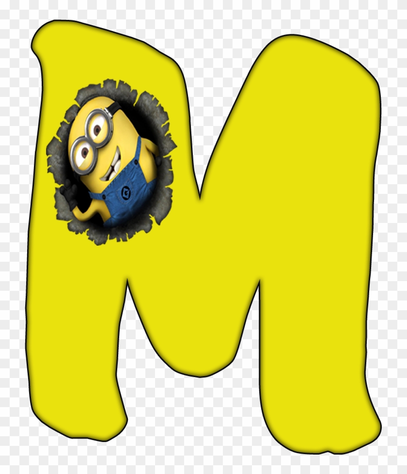 Alphabet With Minions - Minions Clipart
