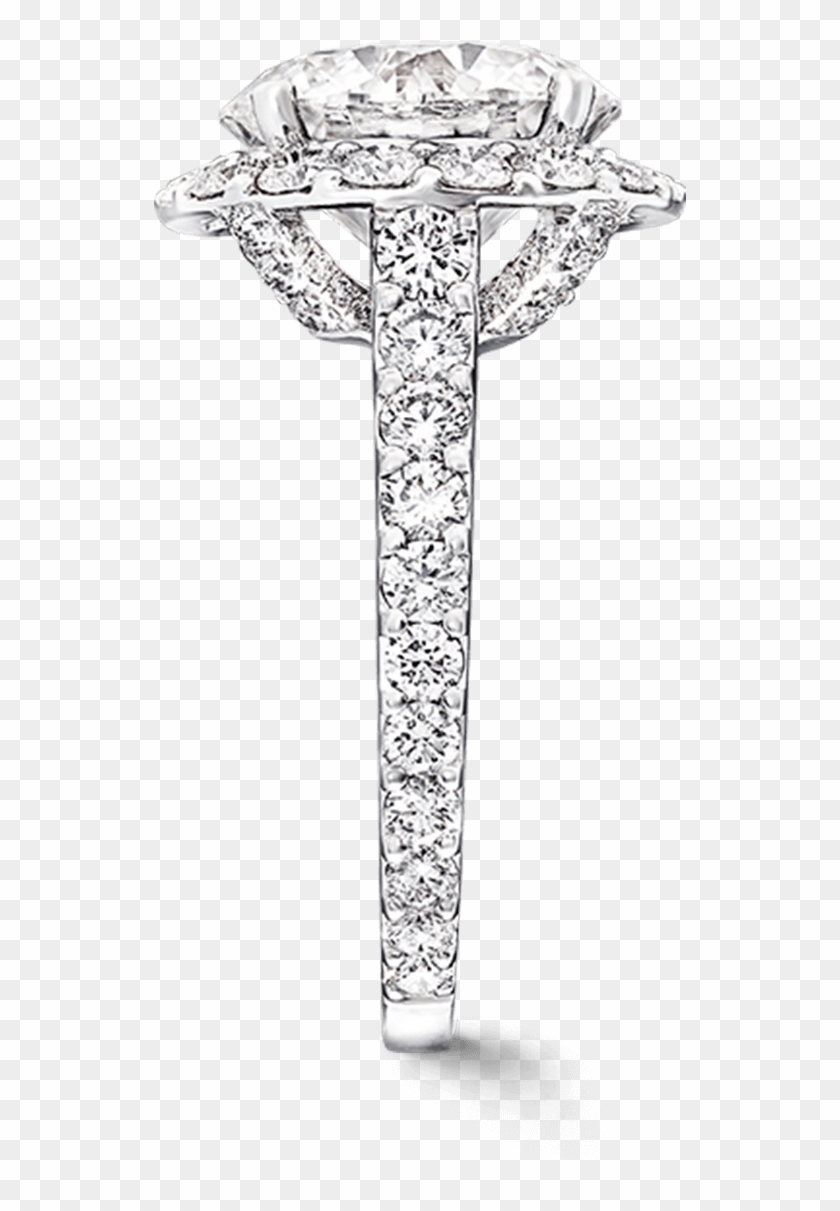 Shrank View Of A Graff Round Brilliant Icon Engagement - Engagement Ring Clipart #5594484