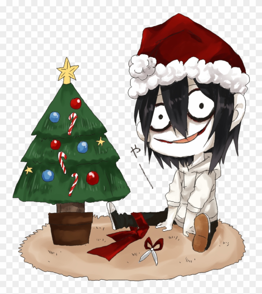 Feliz Natal Pessoenhas - Jeff The Killer Merry Christmas Clipart #5595112