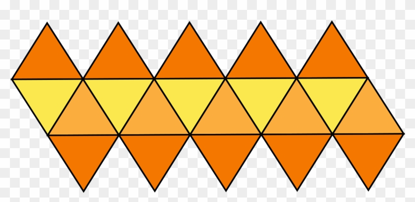 Icosahedron Flat , Png Download - Icosahedron Flat Clipart #5595148
