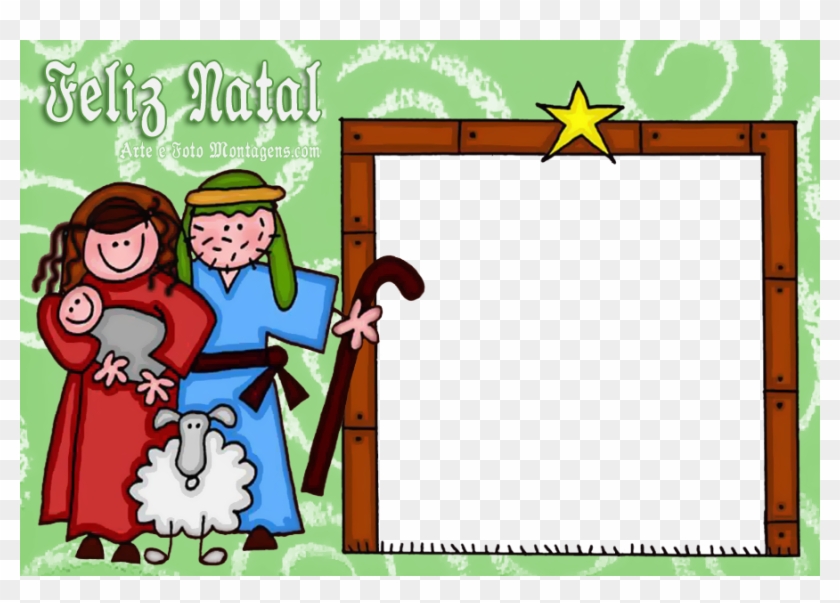 Molduras - Convite De Natal Jesus Clipart