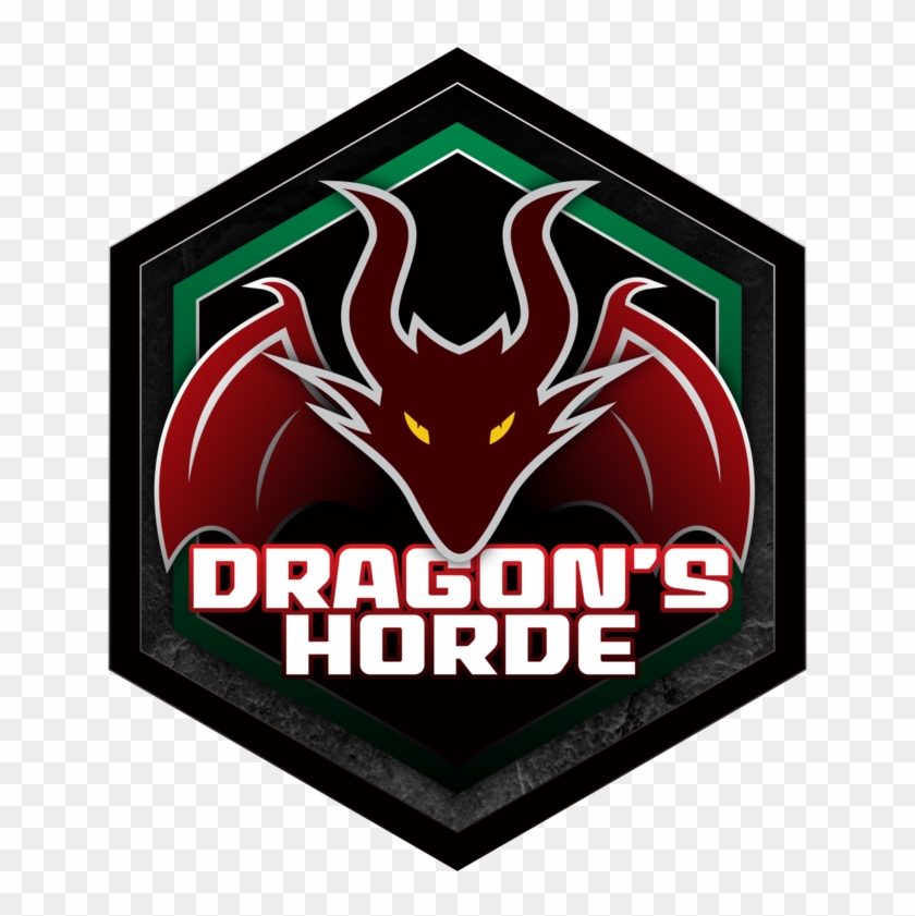 Dragons Horde Logo - Emblem Clipart #5595567