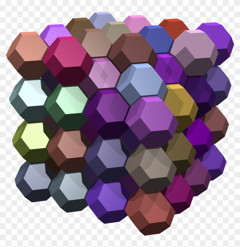 Truncated Icosahedral Tessellation Of 3-space - Dodecahedron Stack Clipart