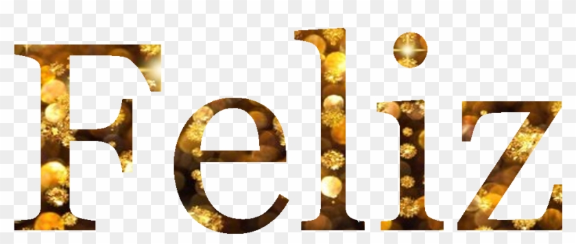 Feliz Gold - Feliz Natal Letras Douradas Clipart