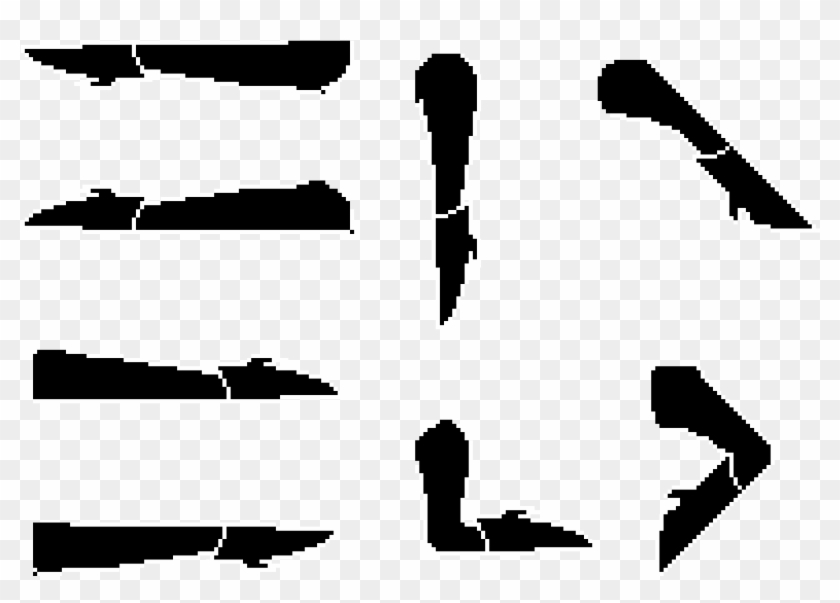 High-quality Sprite Sheet Of The Best Character In - Mettaton Leg Sprite Transparent Clipart