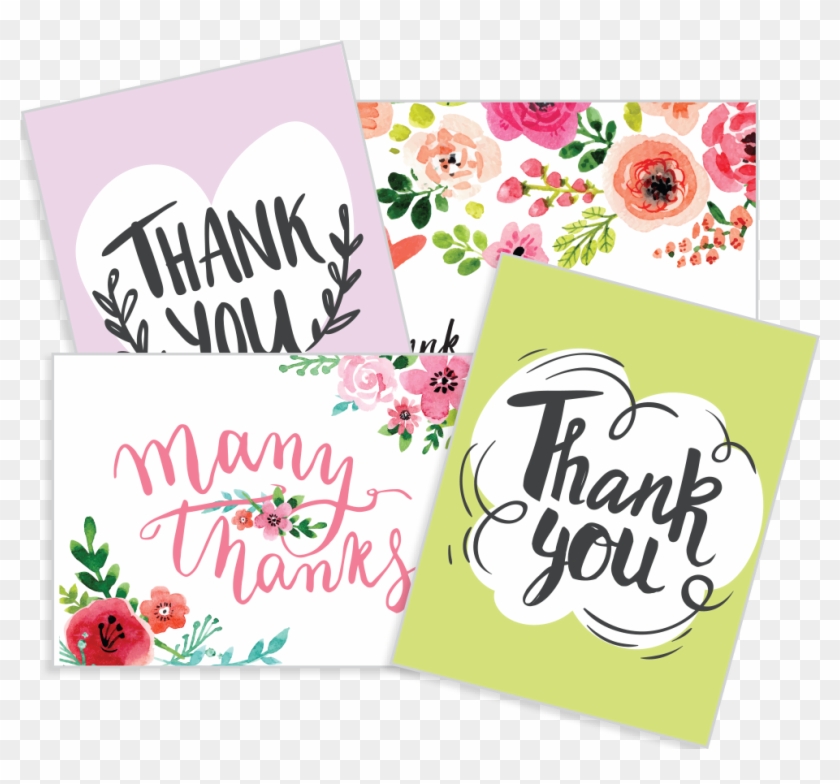 Thank You Card - Greeting Card Clipart #5596869