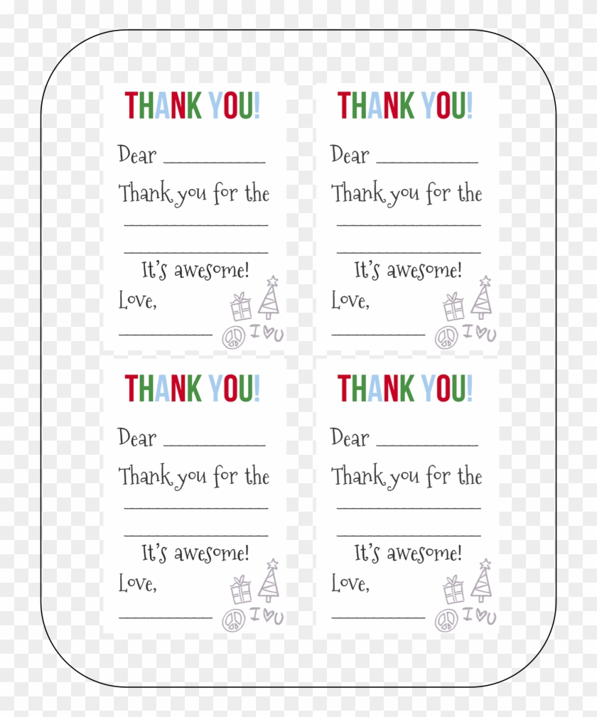 Free Fill In The Blank Thank You Cards Fill In The Blank Thank You Printable Clipart 5596942 Pikpng