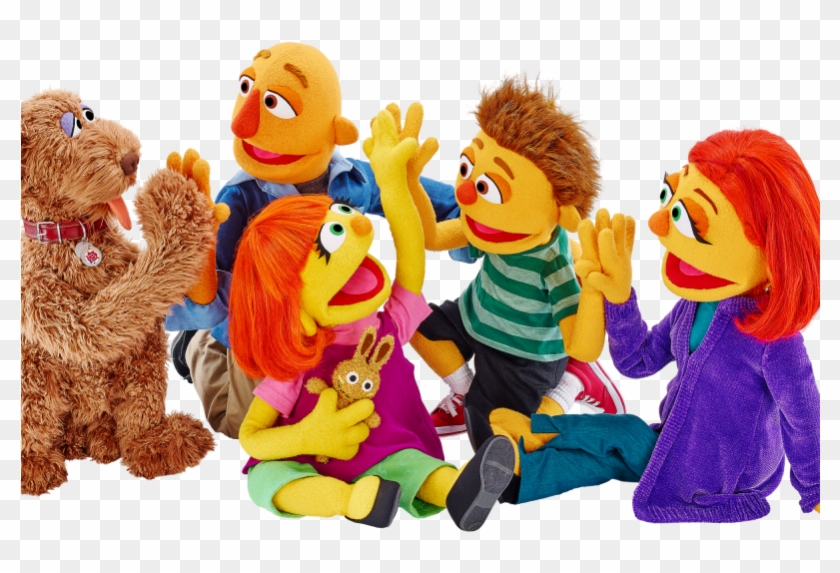 Meet Julia's Family - Sesame Street Julia Family Clipart #5597120