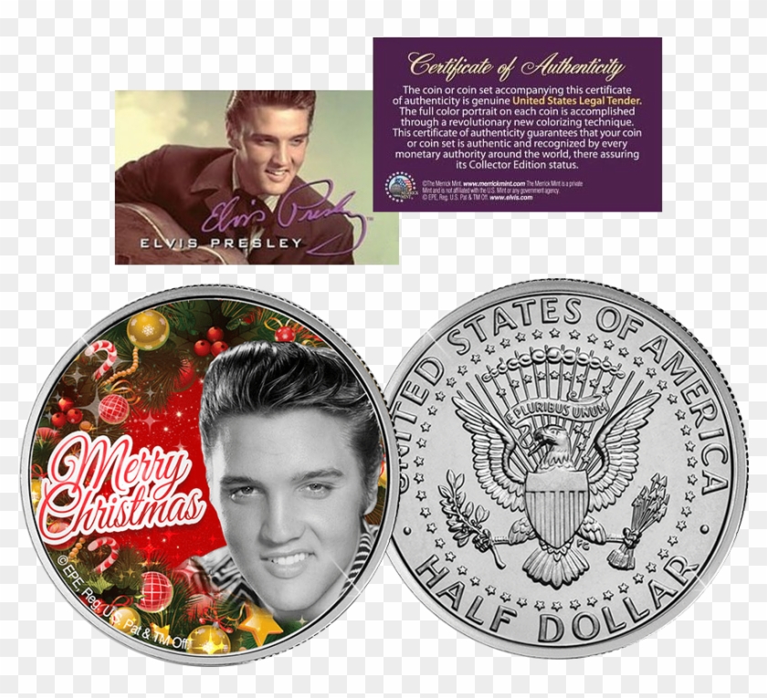Coin 2018 Christmas - Half Dollar Coin Clipart #5597410