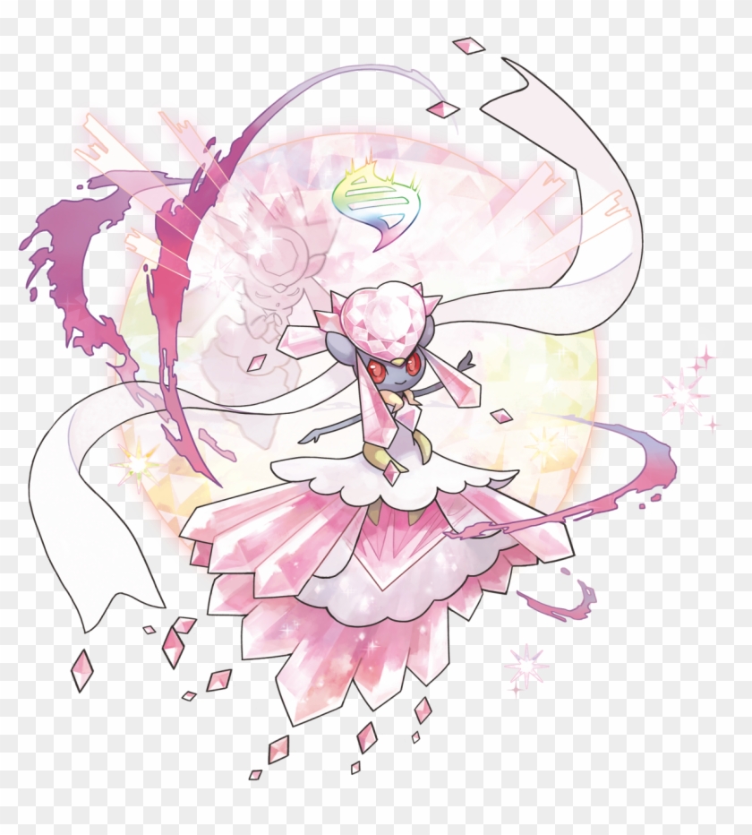 Edited 20th August - Mega Diancie Art Clipart #5597491