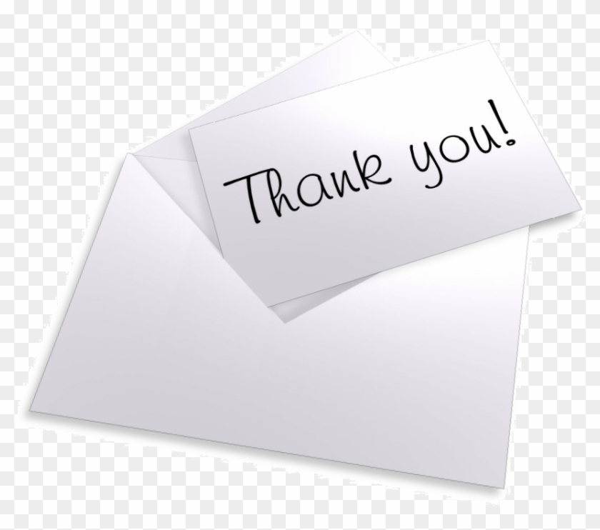 Thank You Card - Envelope Clipart #5597719