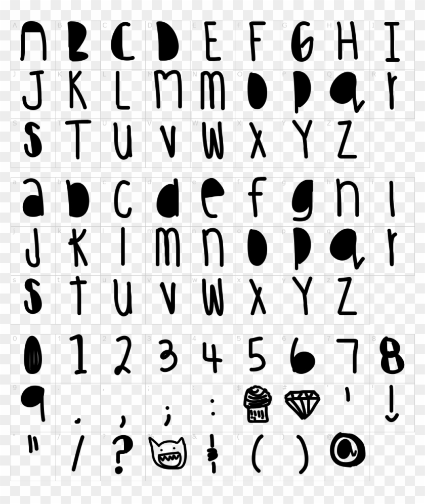 Hakuna Matata Font - Calligraphy Clipart