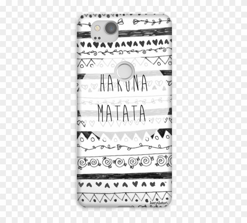 Hakuna Matata Case Pixel - Mobile Phone Clipart