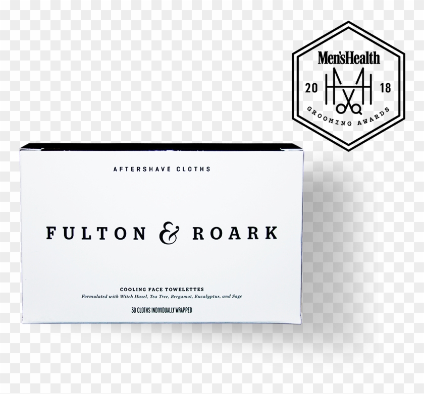Men's Health Magazine Named Fulton & Roark Aftershave - Sign Clipart