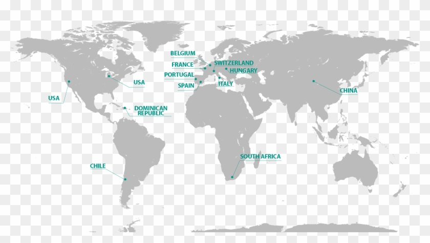 Officina Beg In The World Big - Map Png Transparent Background Clipart #5599576