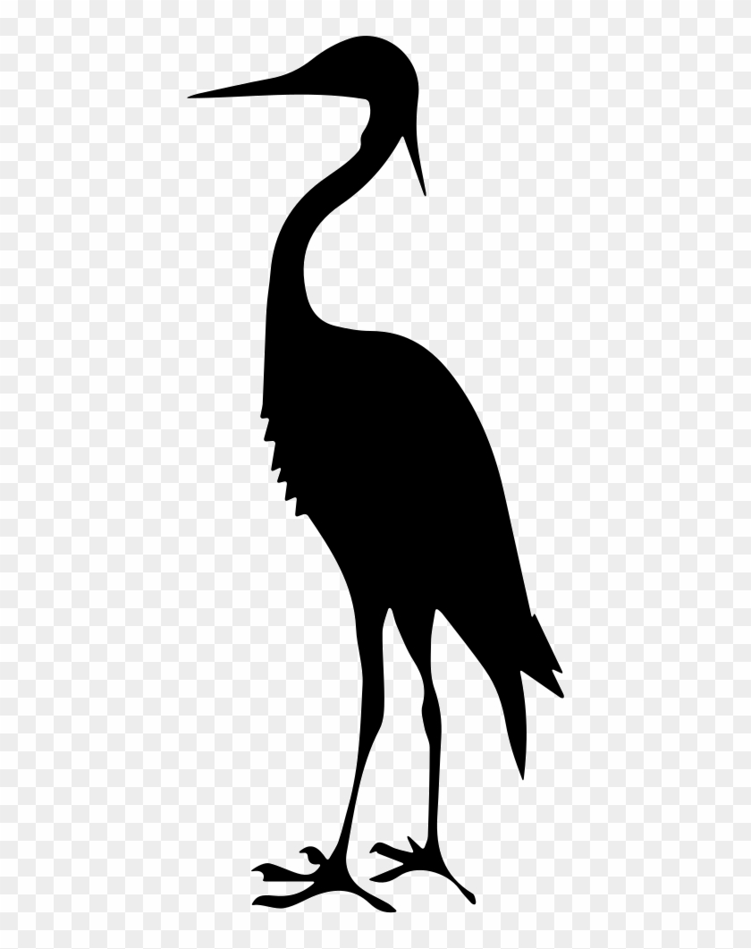 Bird Crane Shape Comments - Crane Bird Icon Clipart #5599698
