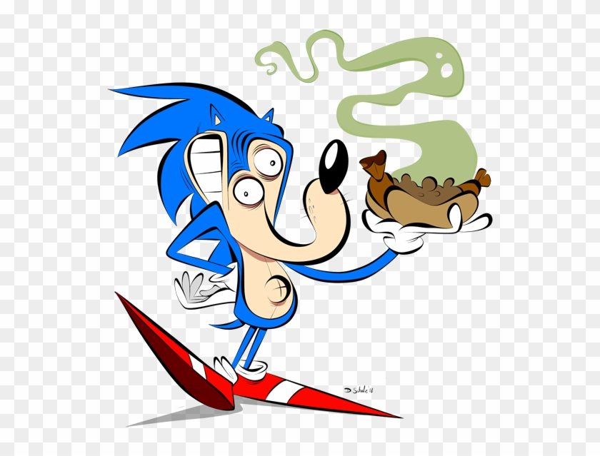 Testing A New Wacom Tablet And Sonic Was My First Victim - Cartoon Clipart #5599726
