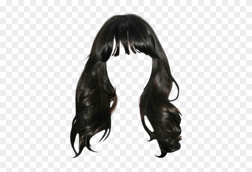 Zooey Deschanel Casual Long Wavy Hairstyle With Blunt - Lace Wig Clipart #5599813