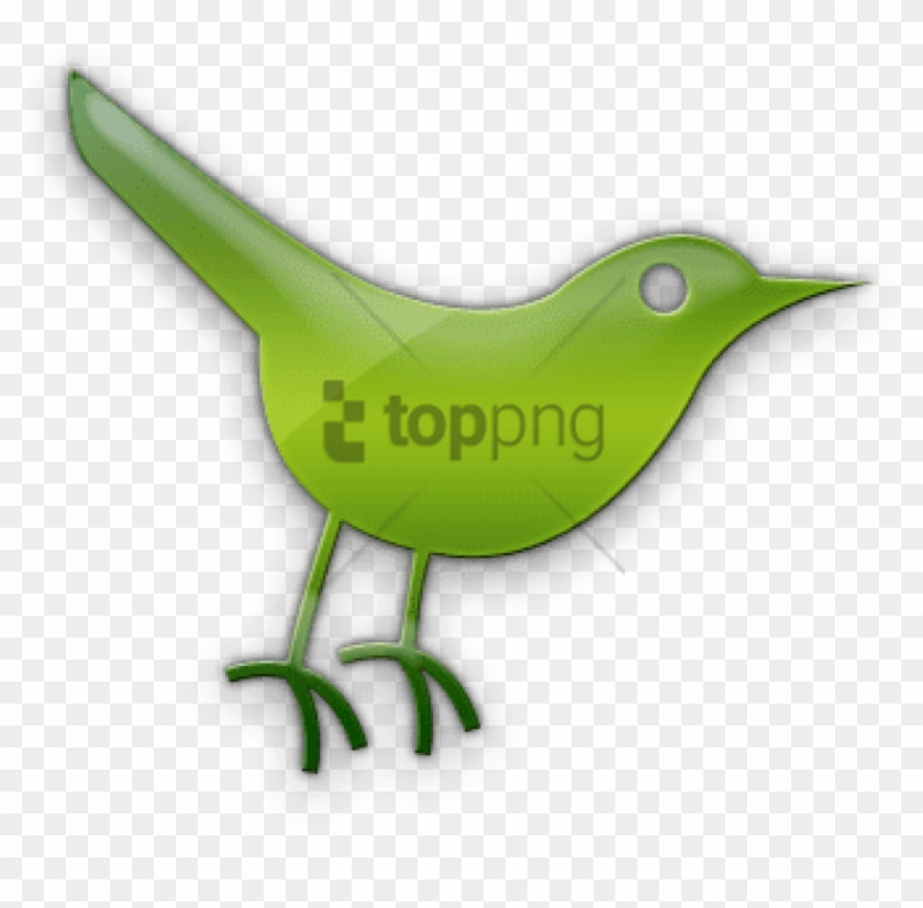 Free Png Green Bird Icon Png Image With Transparent - Twitter Bird Icon Clipart