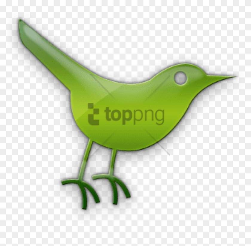 Free Png Green Bird Icon Png Image With Transparent - Twitter Bird Icon Clipart #5599903