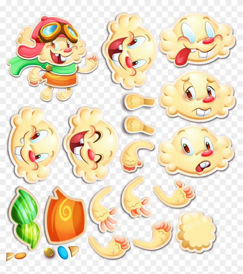 Candy Crush Candies Png For Kids Clipart